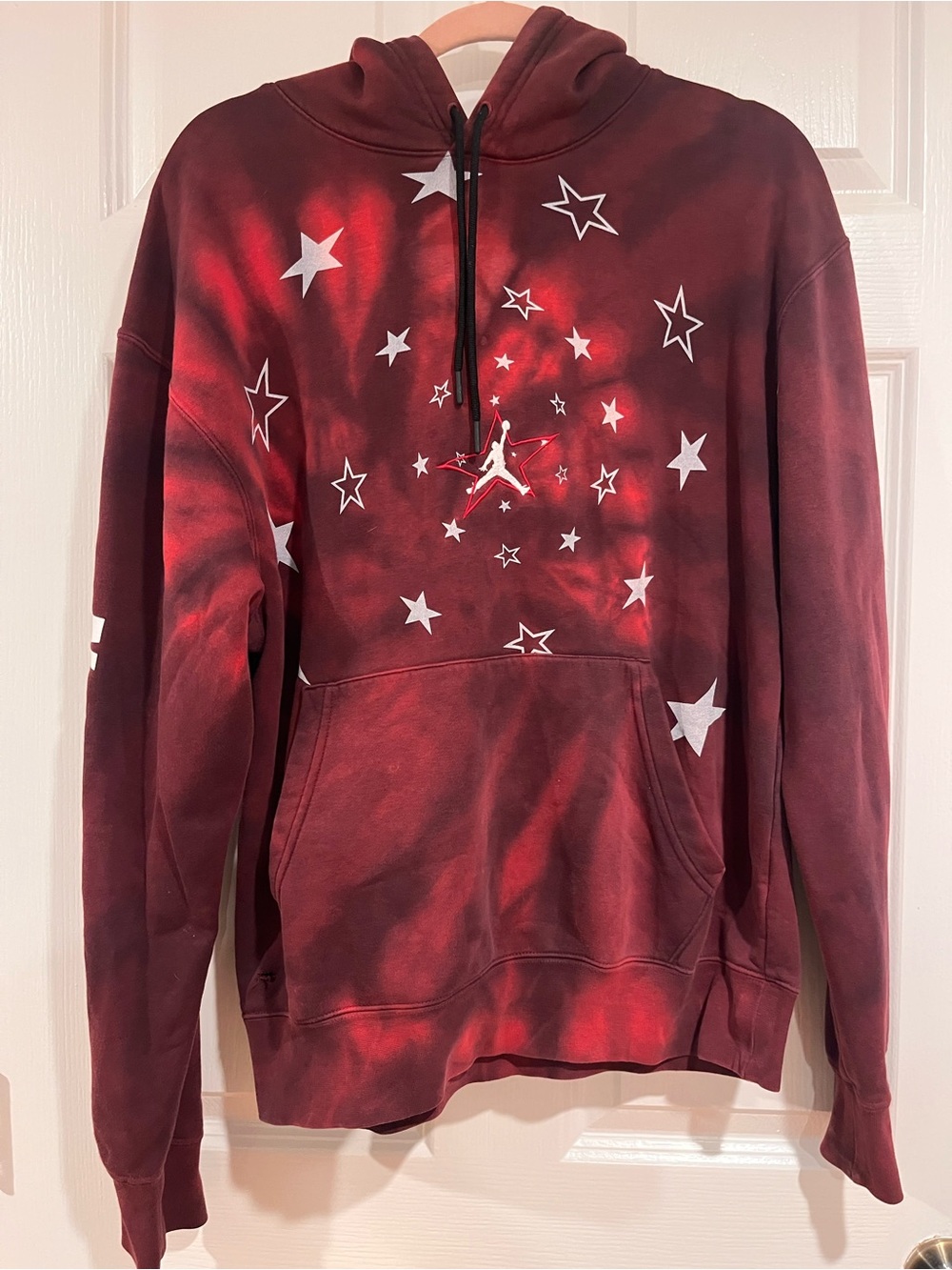 Jordan Burgundy Red Star Pullover Hoodie